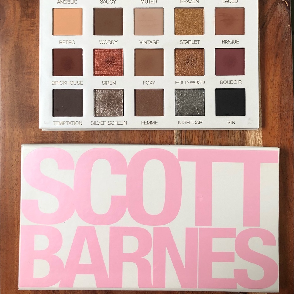 Scott Barnes eyeshadow palette
